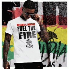 Melanin And Muscle Fuel The Fire T-SHIRT